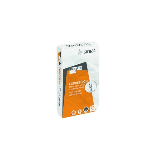 [PLA0006] PLATRE POUR MOULAGE EXPRESSION PRESTIA SINIAT SAC DE 25 Kg
