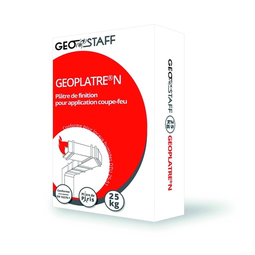 [PLA0016] PLATRE POUR STAFF GEOPLATRE GEO STAFF SAC DE 25 Kg