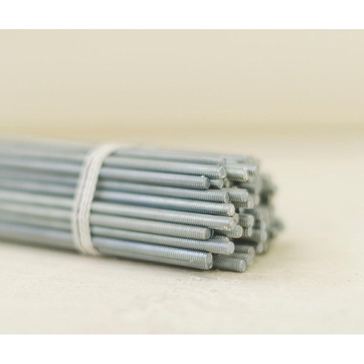 [TIG0004] TIGE FILETEE ZINGUEE DIAM. 8 mm Long. 1 ml BOTTE DE 50 PCE