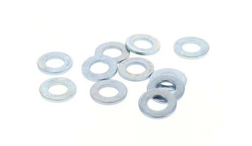 [RON0001] RONDELLES ZINGUEES DIAM. 8 mm EN 30 mm   BOITE DE 200 PCES